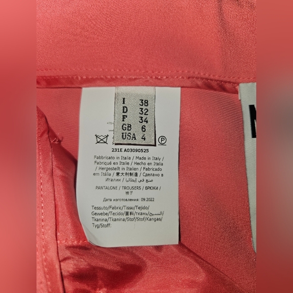 Moschino Ikram Aeffe Spa Women Trousers Pants Size 4 - Picture 11 of 14
